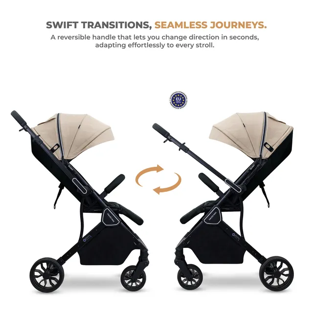 Neobreez – Quint Reversible Travel Stroller – Beige