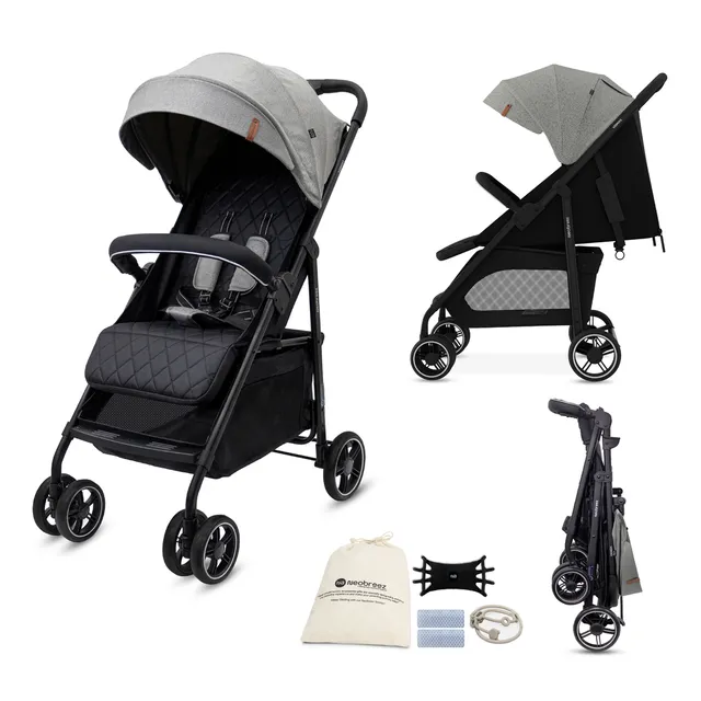 Teknum – 3-in-1 Pram Stroller – Grey
