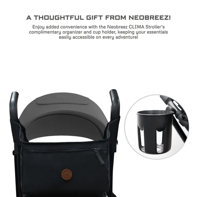 Neobreez – Clima Lightweight Compact Umbrella Stroller – Medium Grey