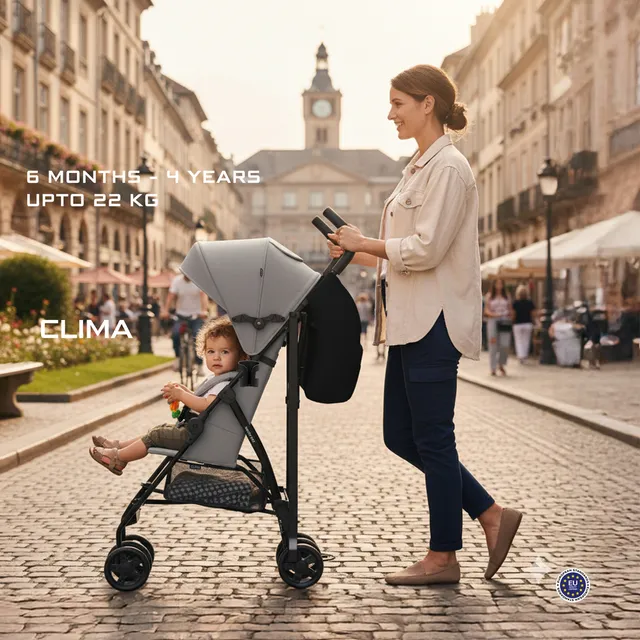Neobreez – Clima Lightweight Compact Umbrella Stroller – Medium Grey