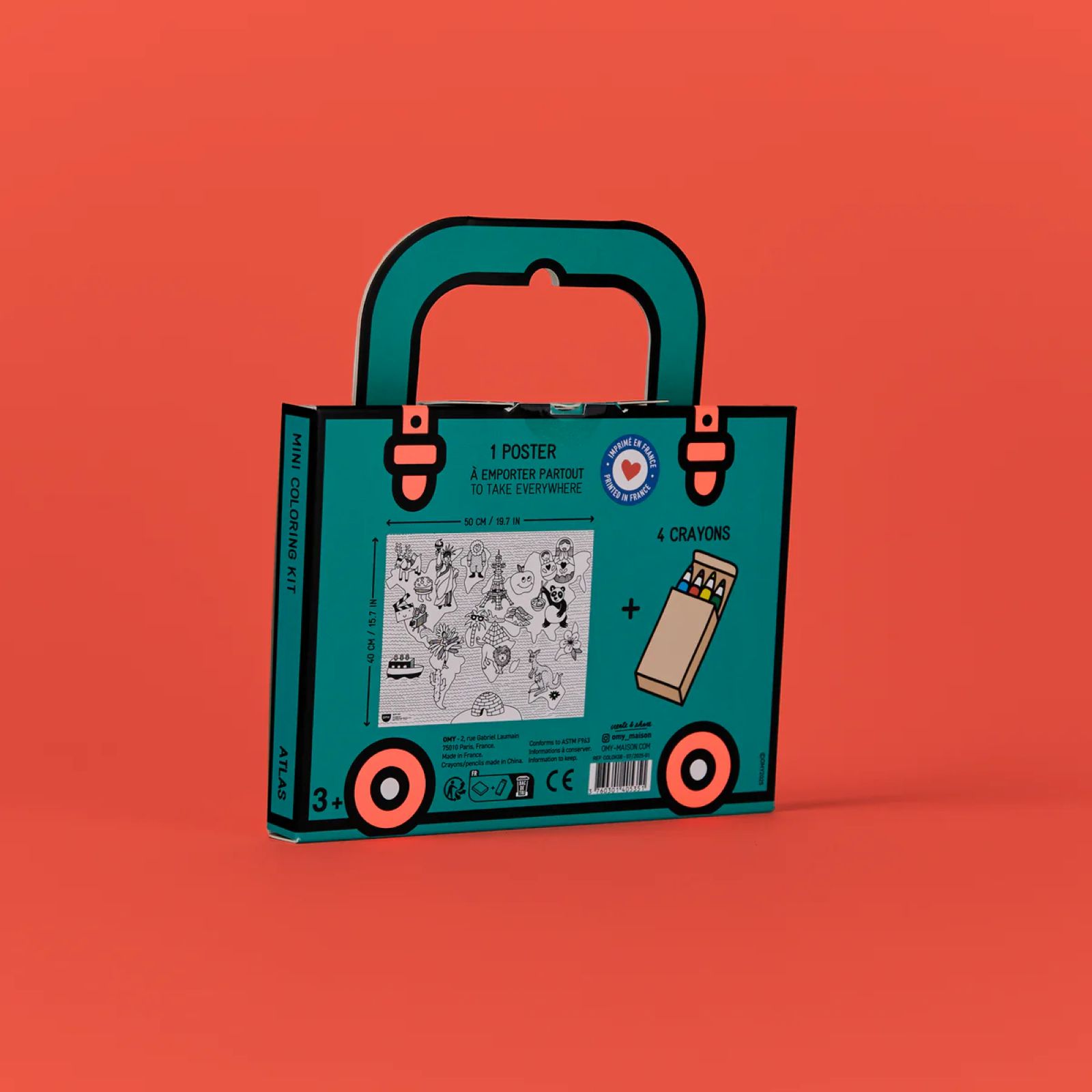 Mini Coloring Kit - Atlas
