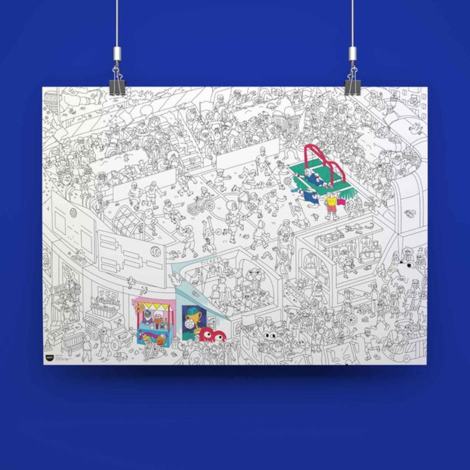 Large Poster - Football/Goal