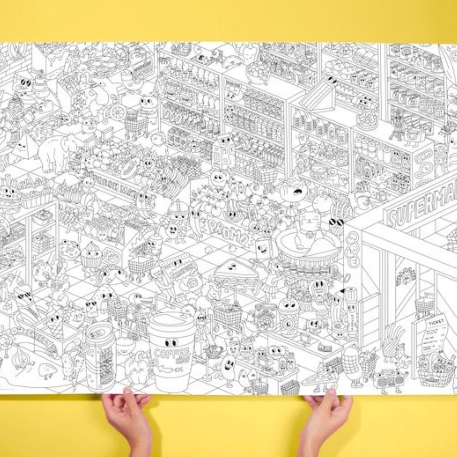 Large Poster - Supermarket