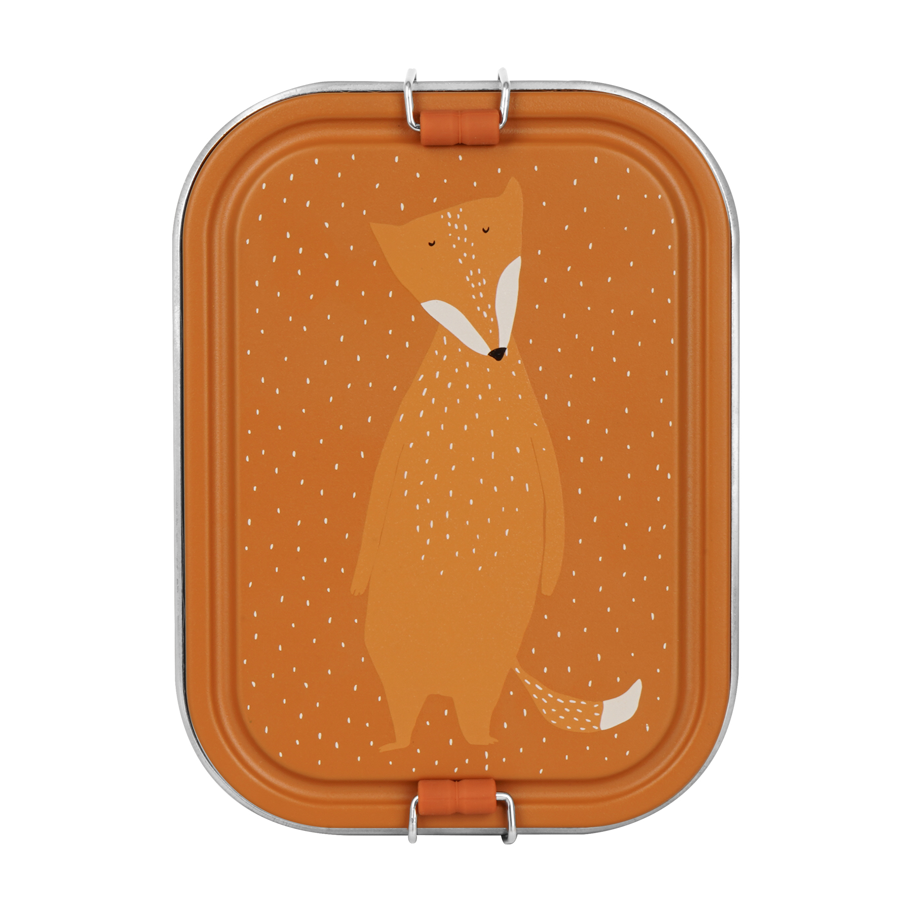 Stainless Steel Lunch Box Large - 2-Compartment - Mr. Fox