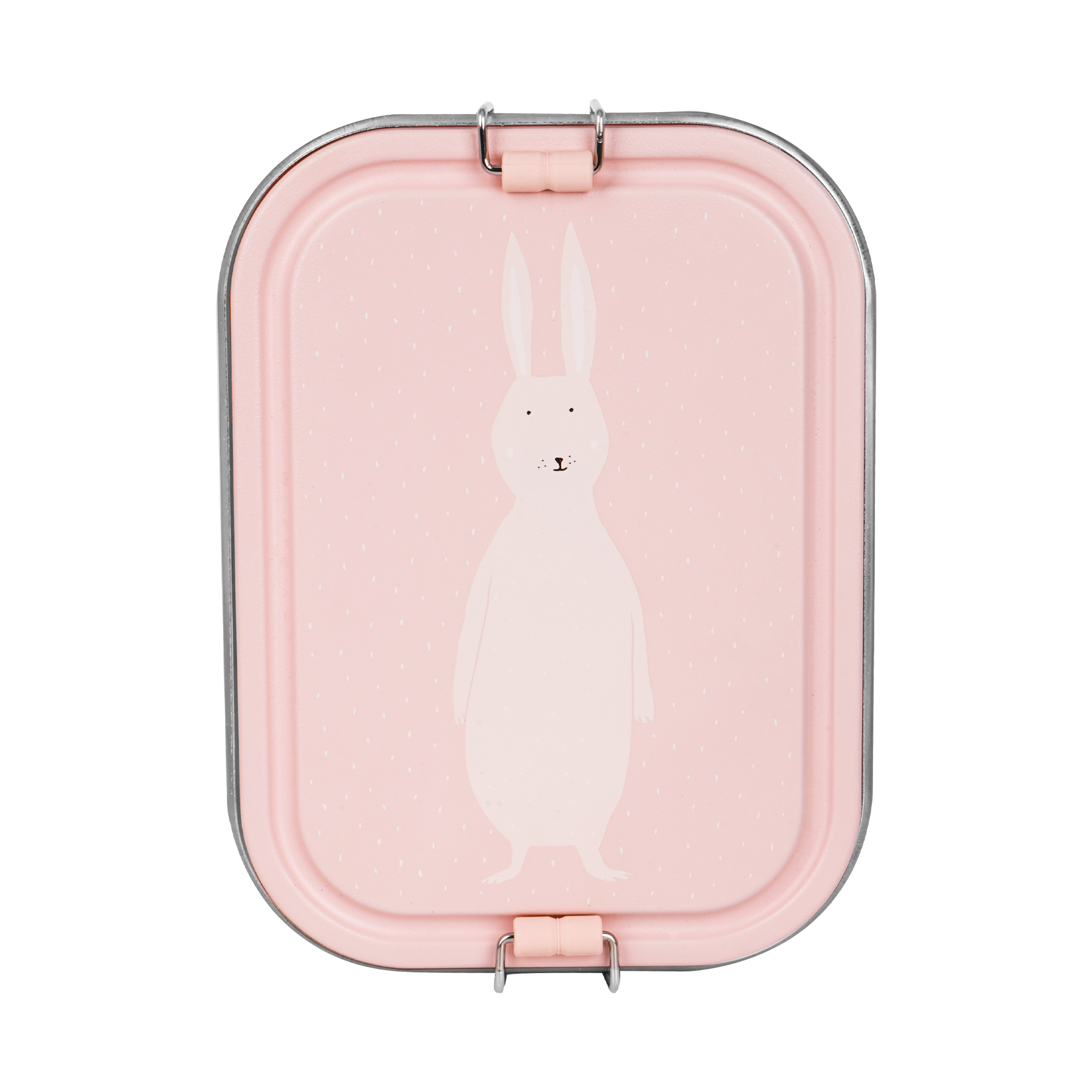 Stainless Steel Lunch Box Large - 2-Compartment - Mrs. Rabbit