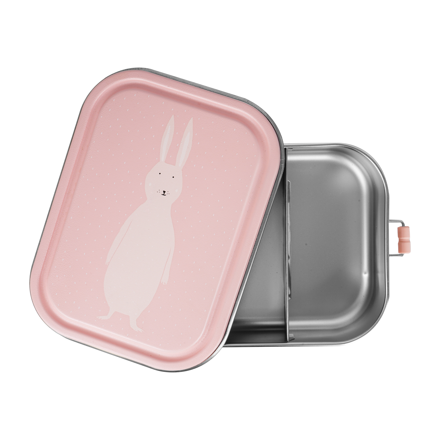 Stainless Steel Lunch Box Large - 2-Compartment - Mrs. Rabbit