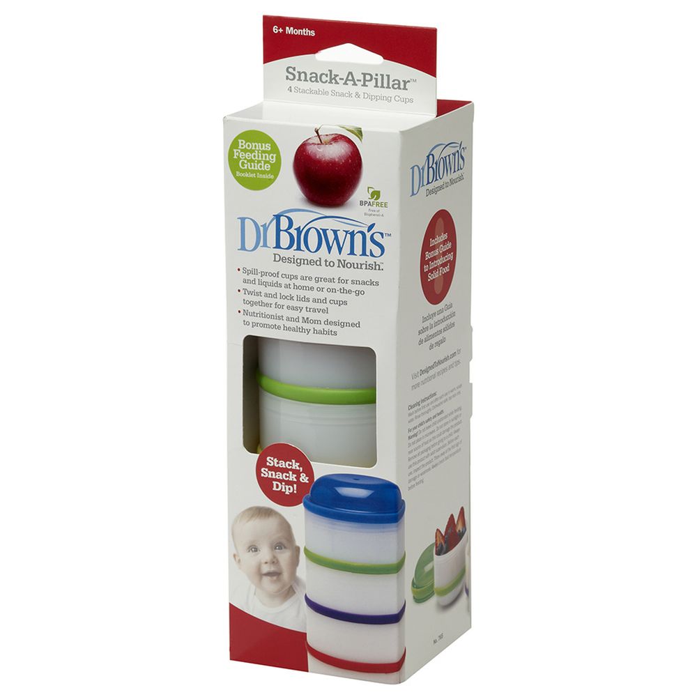 Dr. Browns Snack-A-Pillar Snack & Dipping Cups
