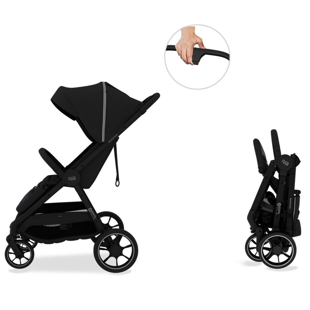 Neobreez – Vento All Terrain High Landscape Baby Stroller – Dark Grey