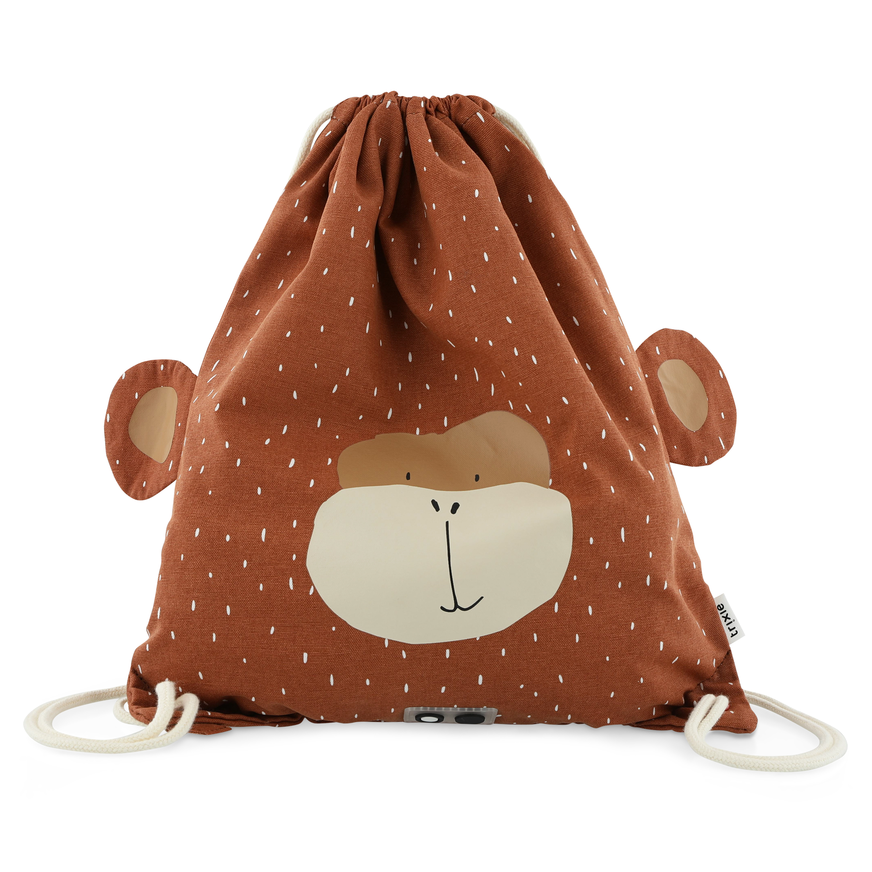Kids Drawstring Bag - 15.7 Inch/40 cm - Mr. Monkey