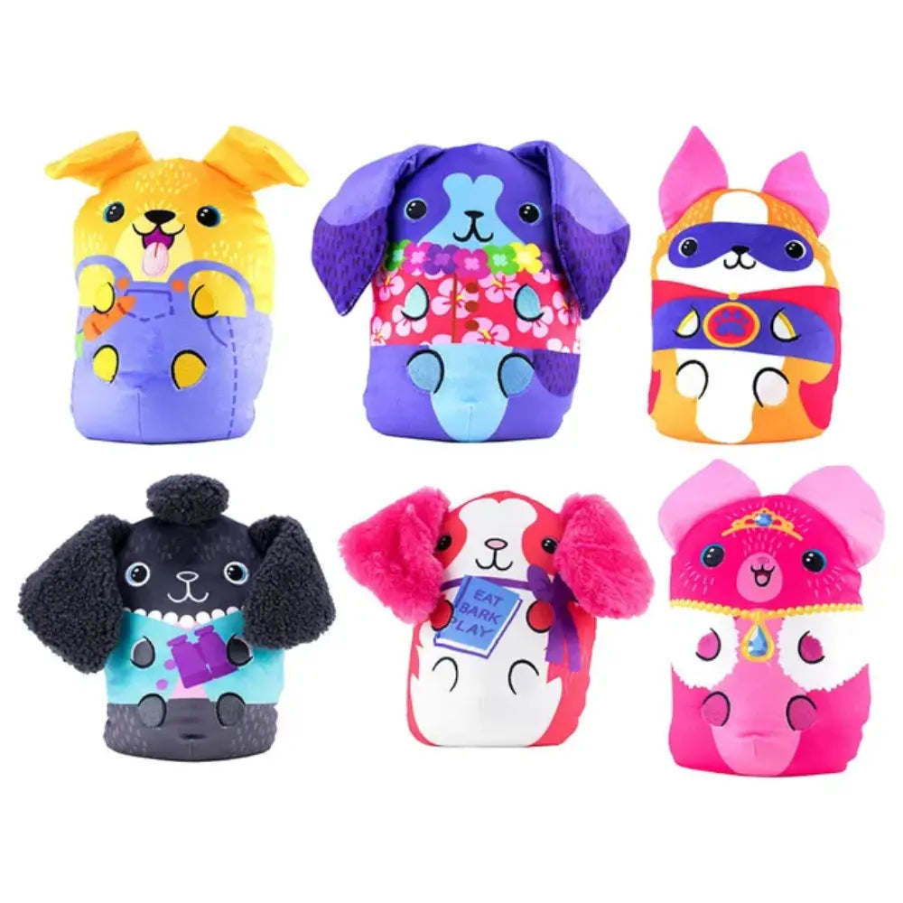 Dogs vs Squirls - Dogsvsquirls plush JUMBO 9 counter display of 6