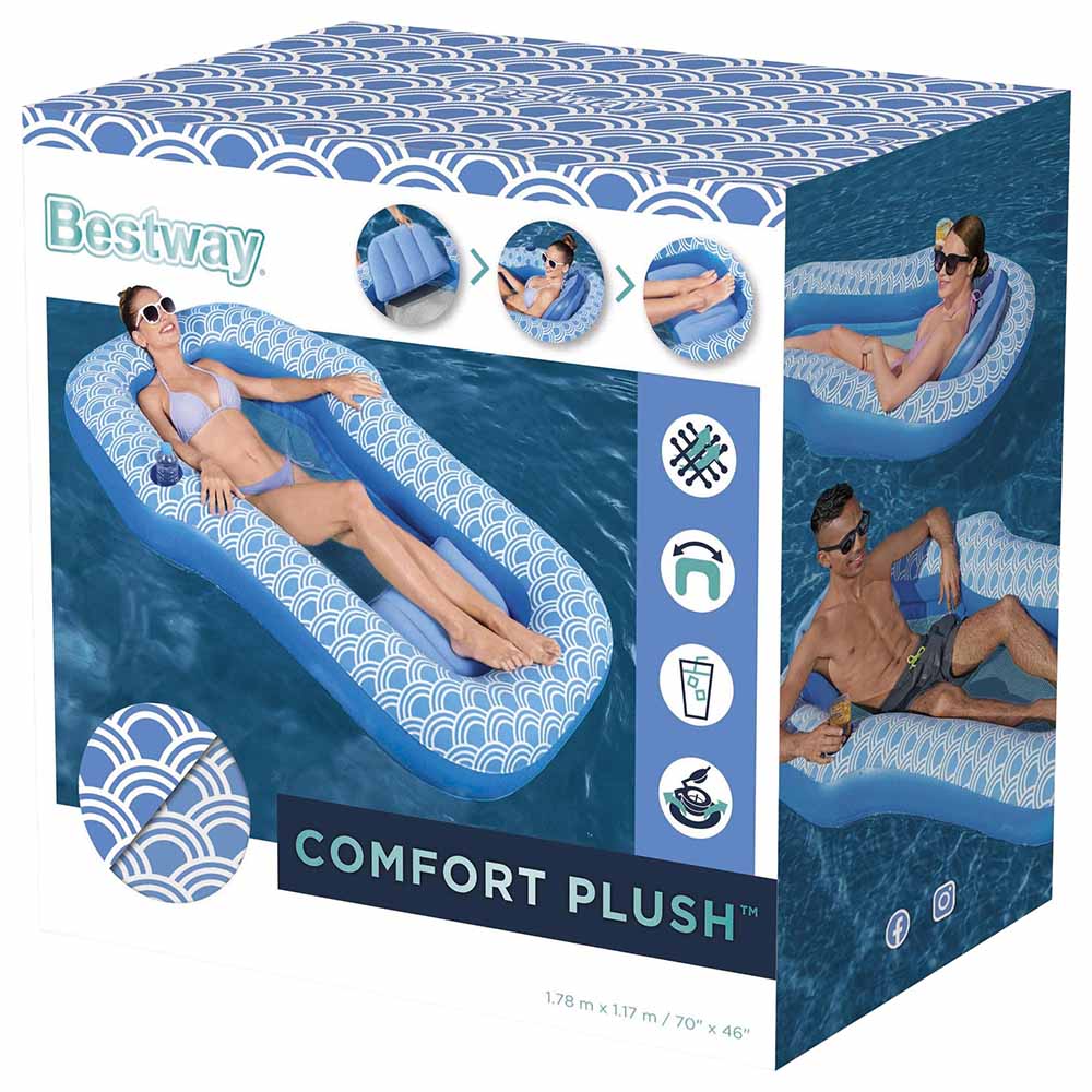 Bestway - Lounge Comfort plush 178x117cm