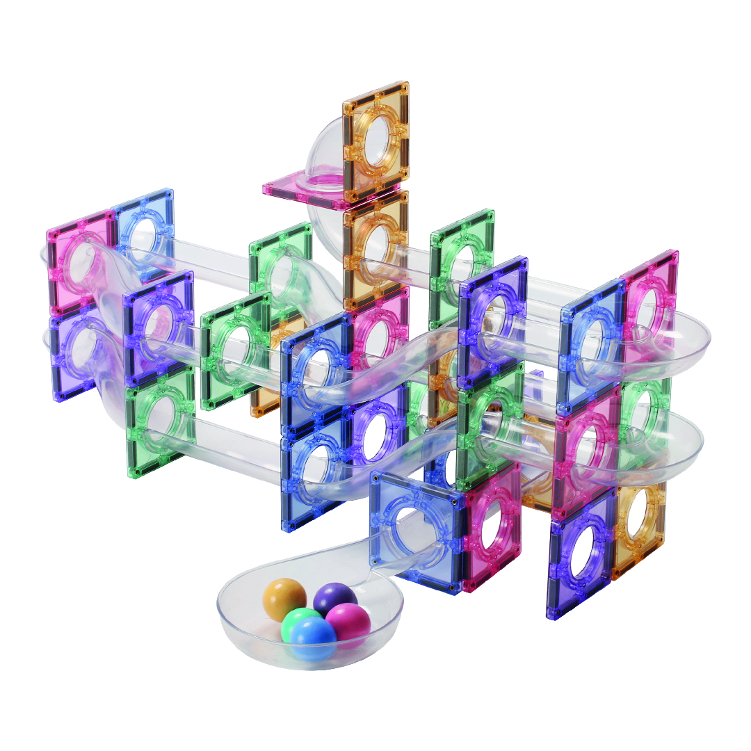 Cleverclixx – Ball Run Clever Pack Pastel 110 Pieces