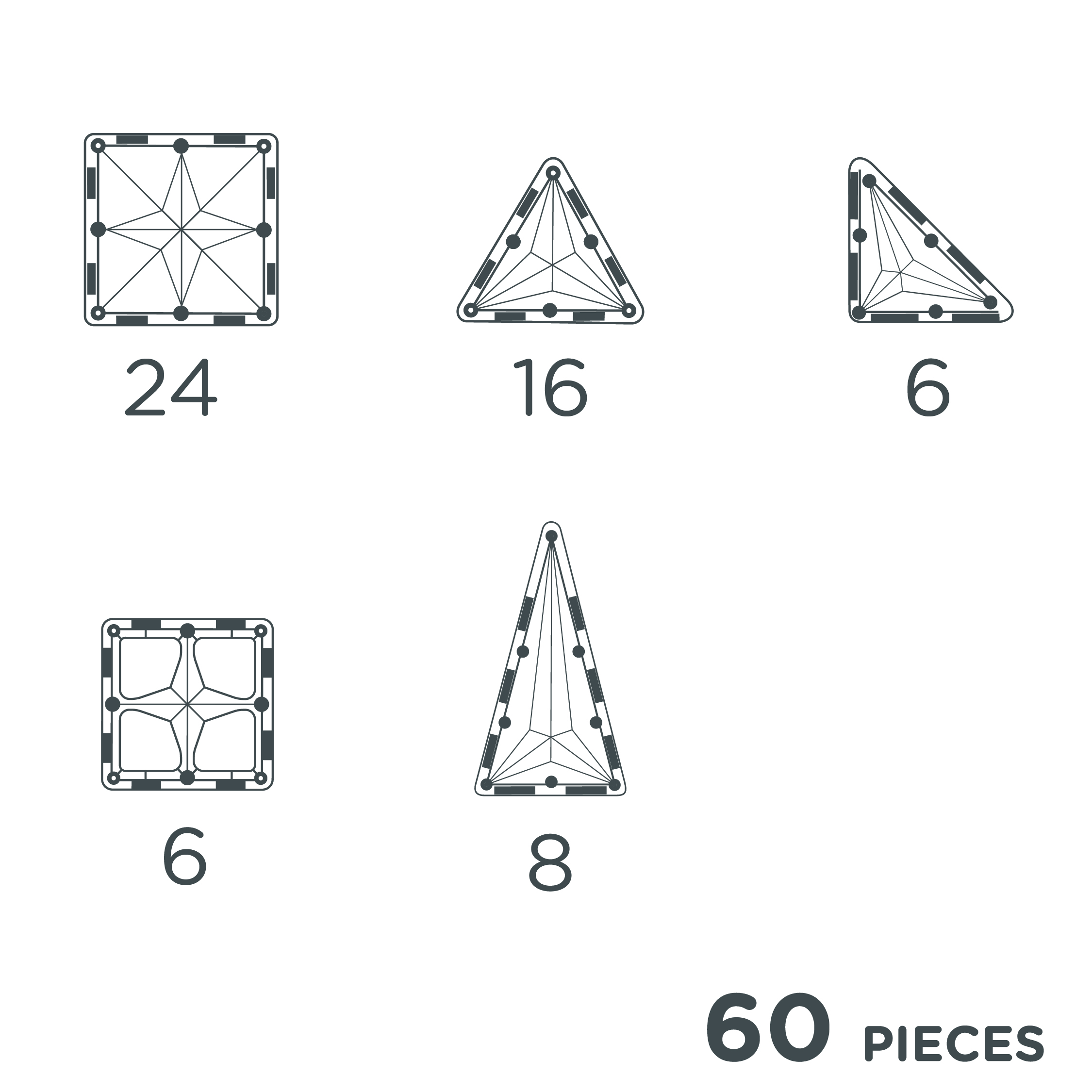 Cleverclixx - Original Intense Pack 60 Pieces