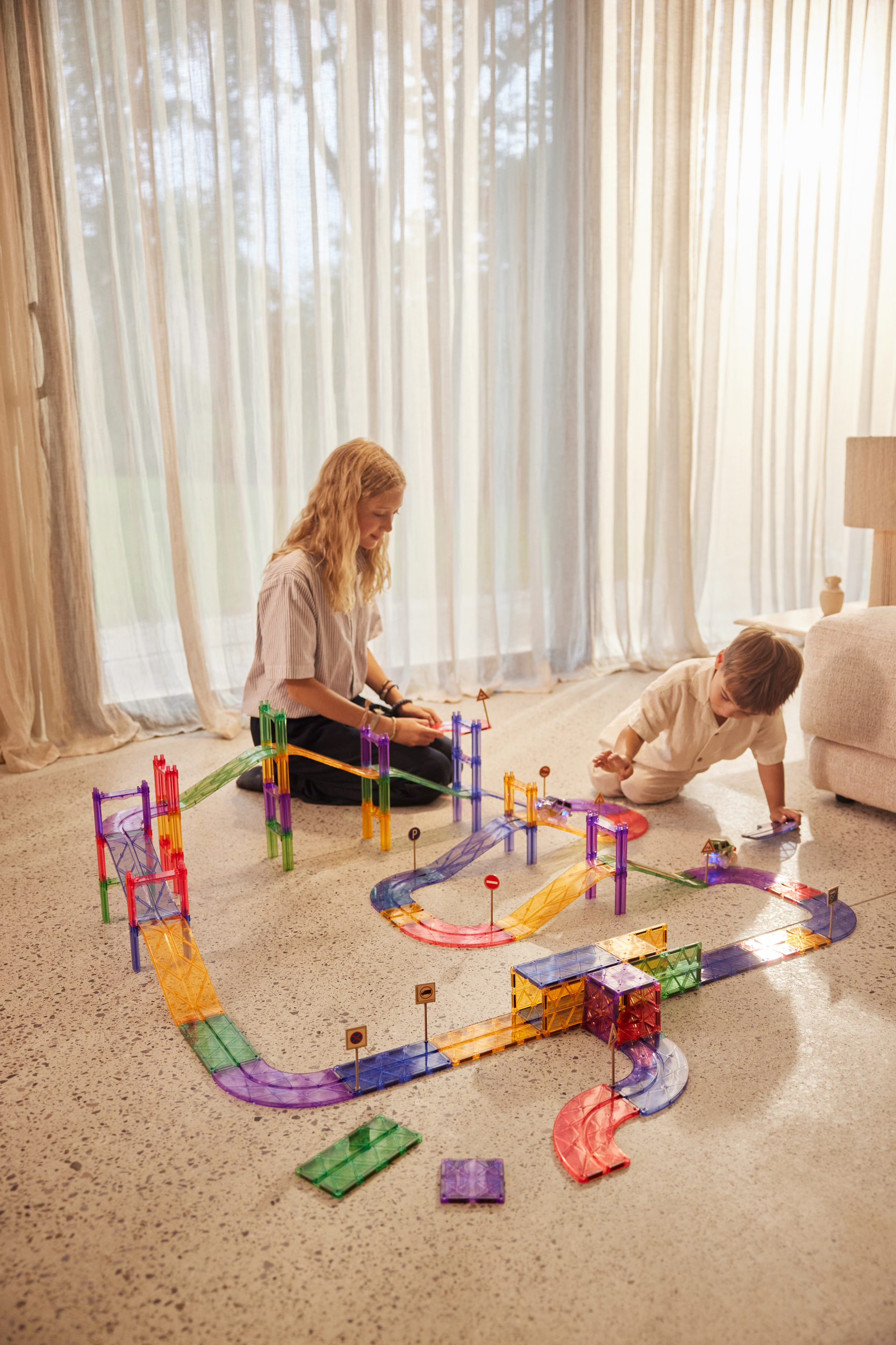 Cleverclixx – Large Race Track Pastel 80 Pieces