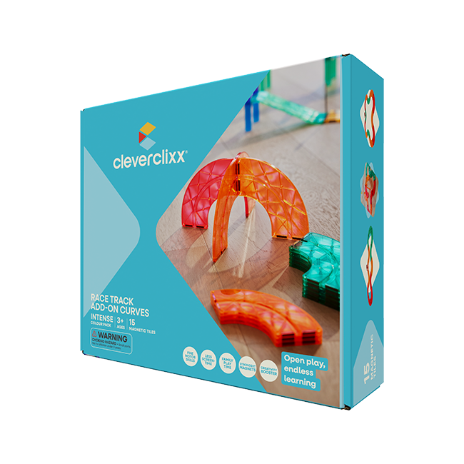 Cleverclixx - Race Track Add-on Curves Intense 15 Pieces