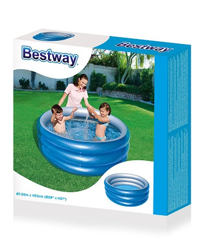 Bestway - Big metallic 3-ring Pool 201x53cm