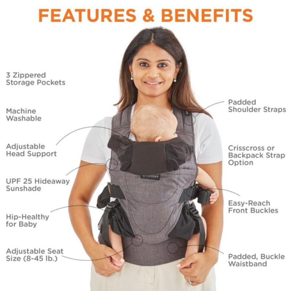 Contours - Journey 5-in-1 Baby Carrier