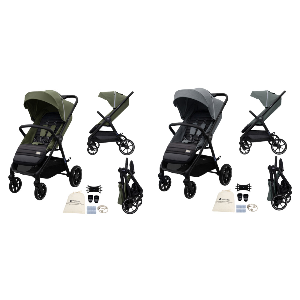 Neobreez - Vento All Terrain High Landscape Baby Stroller - Olive Green