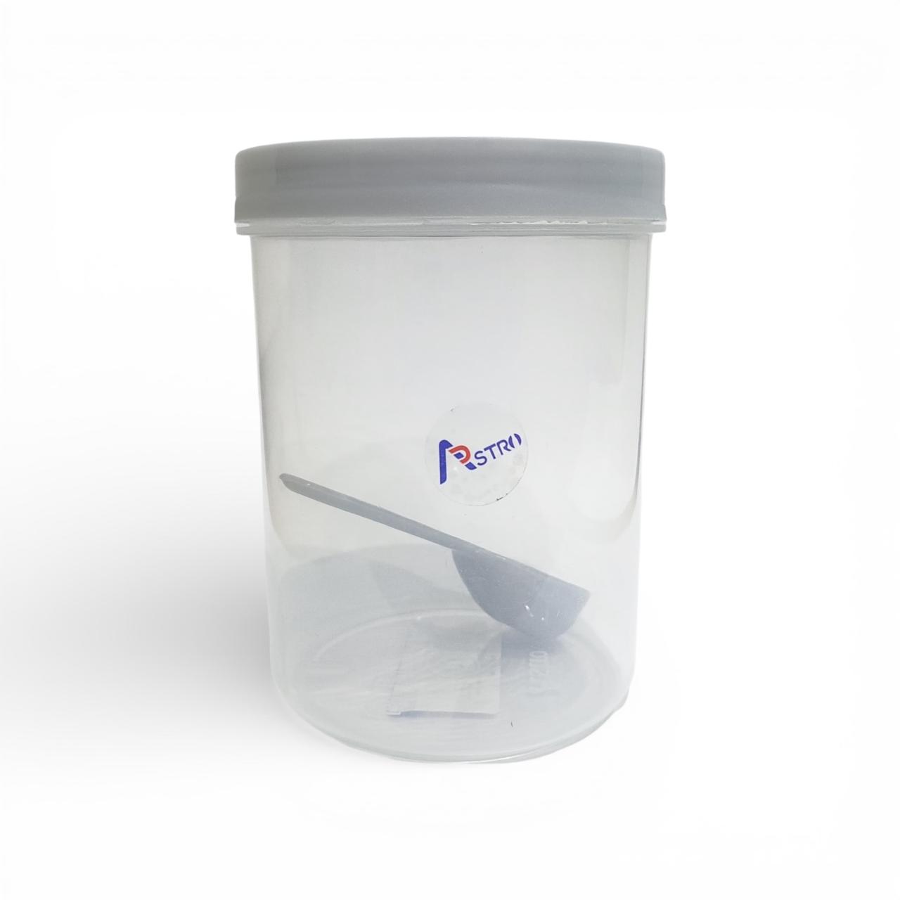 Astro Store Well PP Container with Spoon 750 ml - Grey
