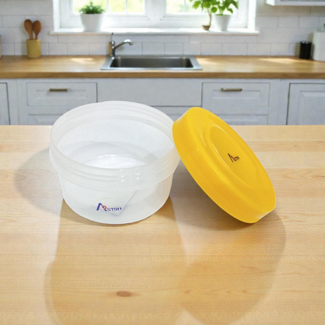 Astro Store Well PP Container 350 ml - Yellow