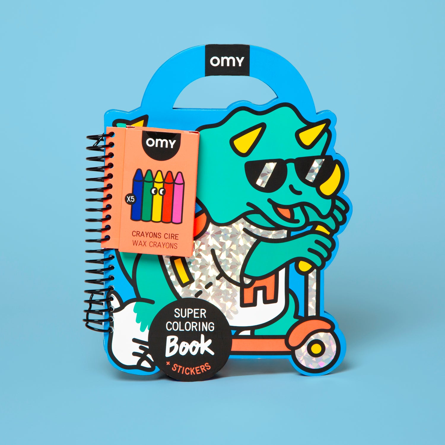 Super Coloring & Stickers Book - Dino