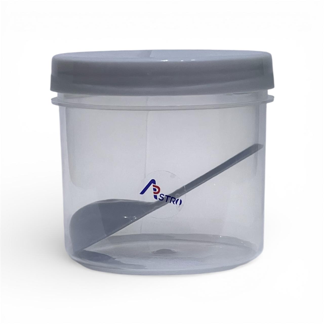 Astro Store Well PP Container with Spoon 500 ml – Grey