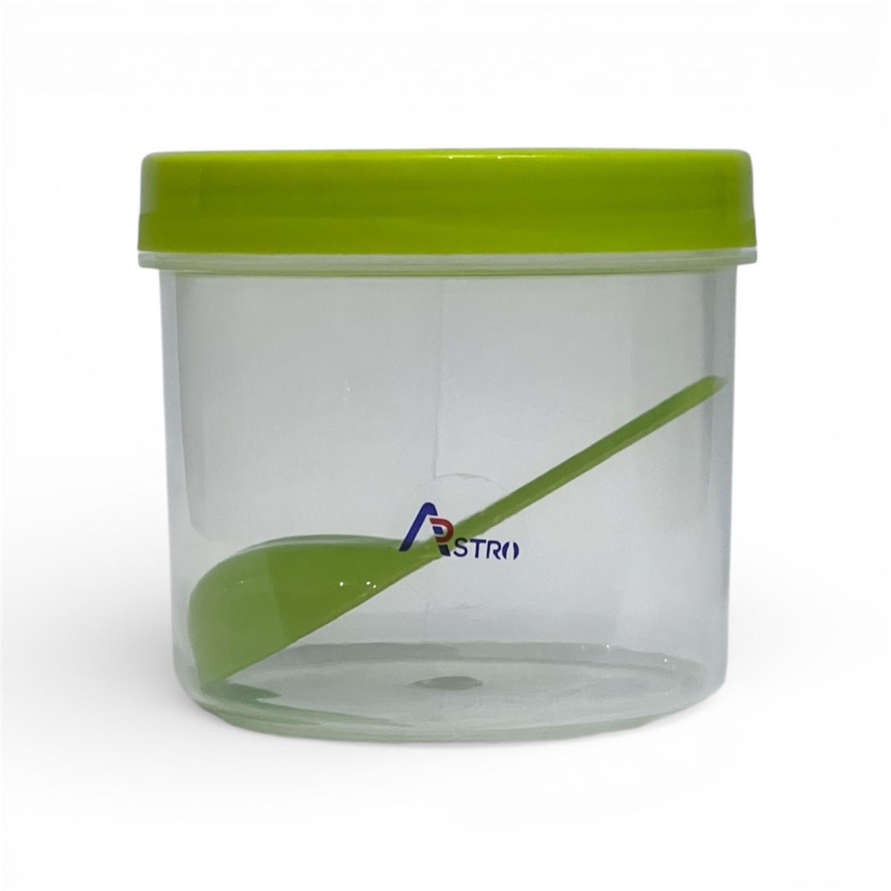 Astro Store Well PP Container with Spoon 500 ml – Green