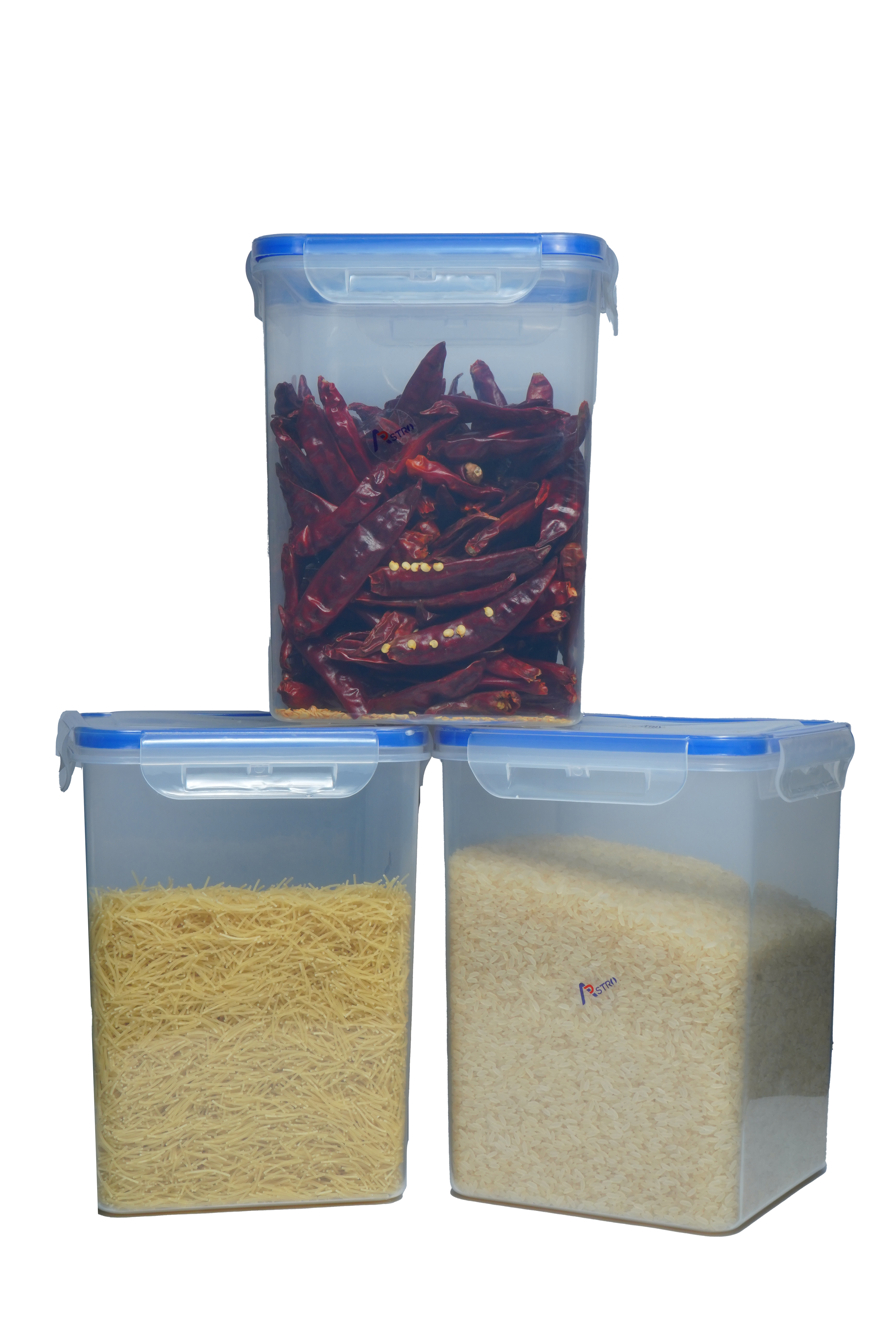 Astro Fit & Lock 2-pcs Set Square Container 2700 ml