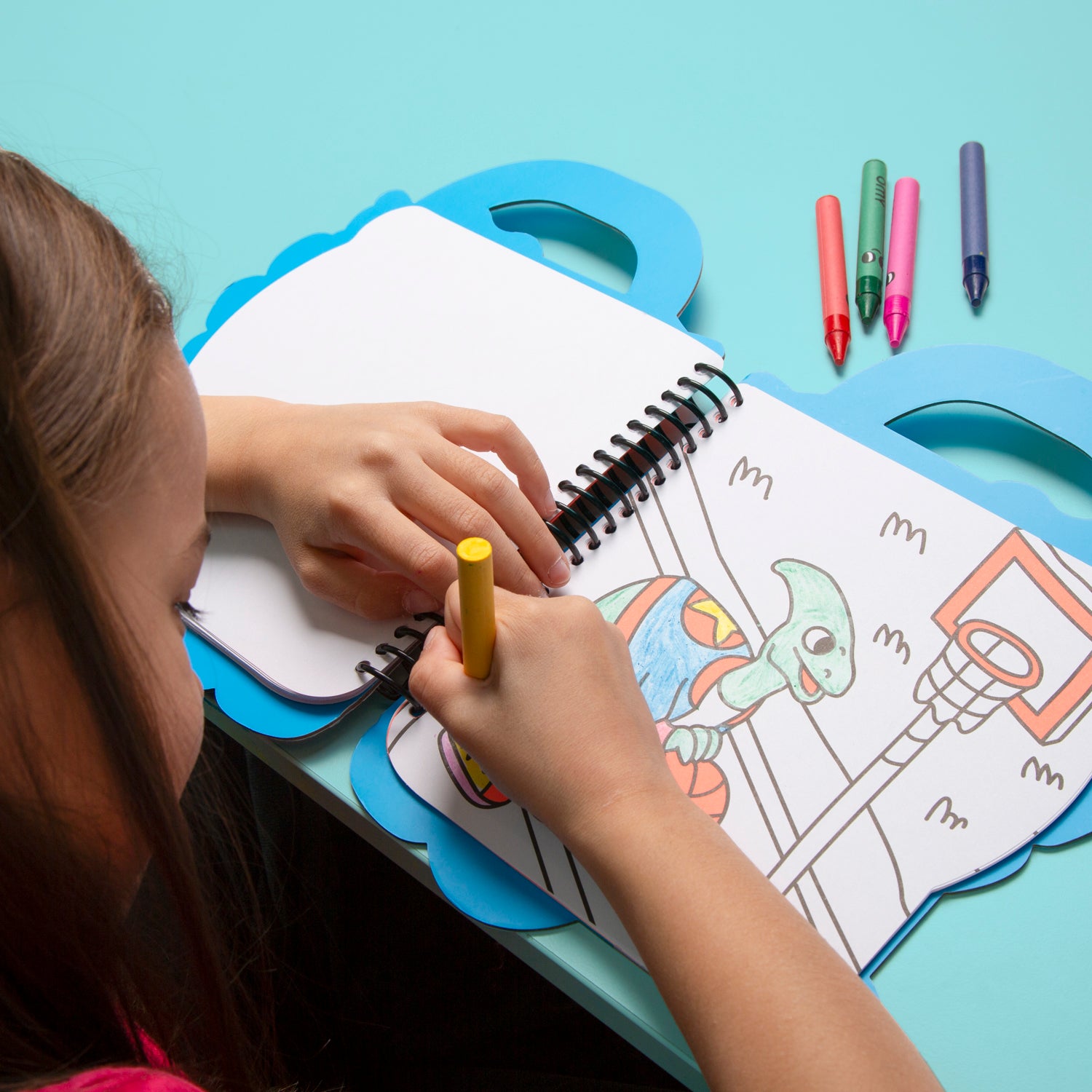Super Coloring & Stickers Book – Dino