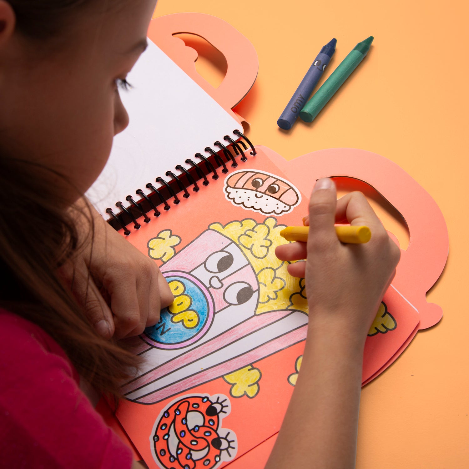 Super Coloring & Stickers Book – Yummy
