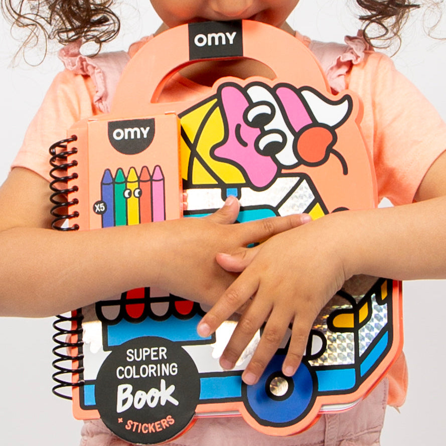 Super Coloring & Stickers Book – Yummy