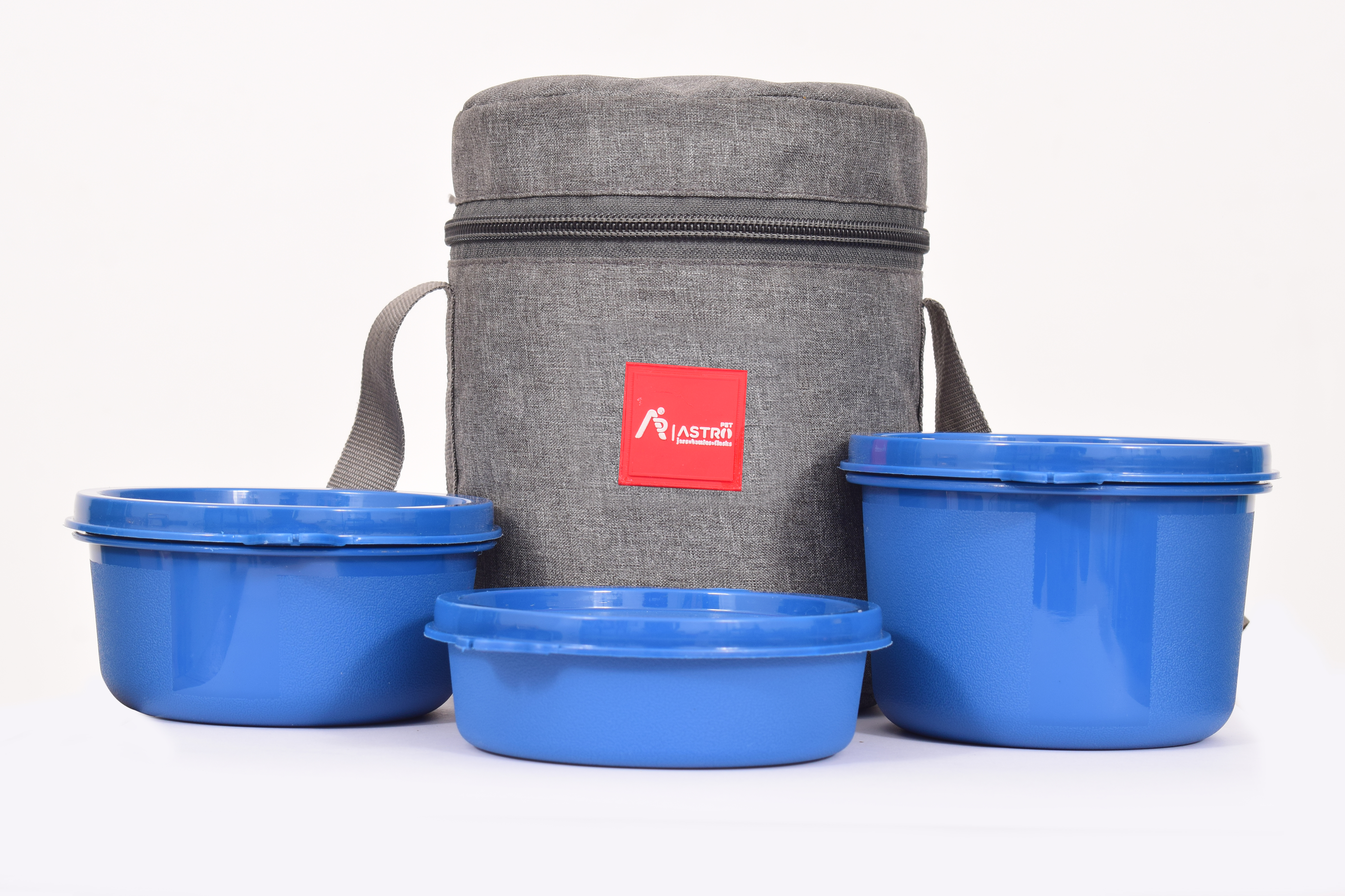Astro Insulated Lunch Bag with 3-pcs Container Value Pack Set – Blue