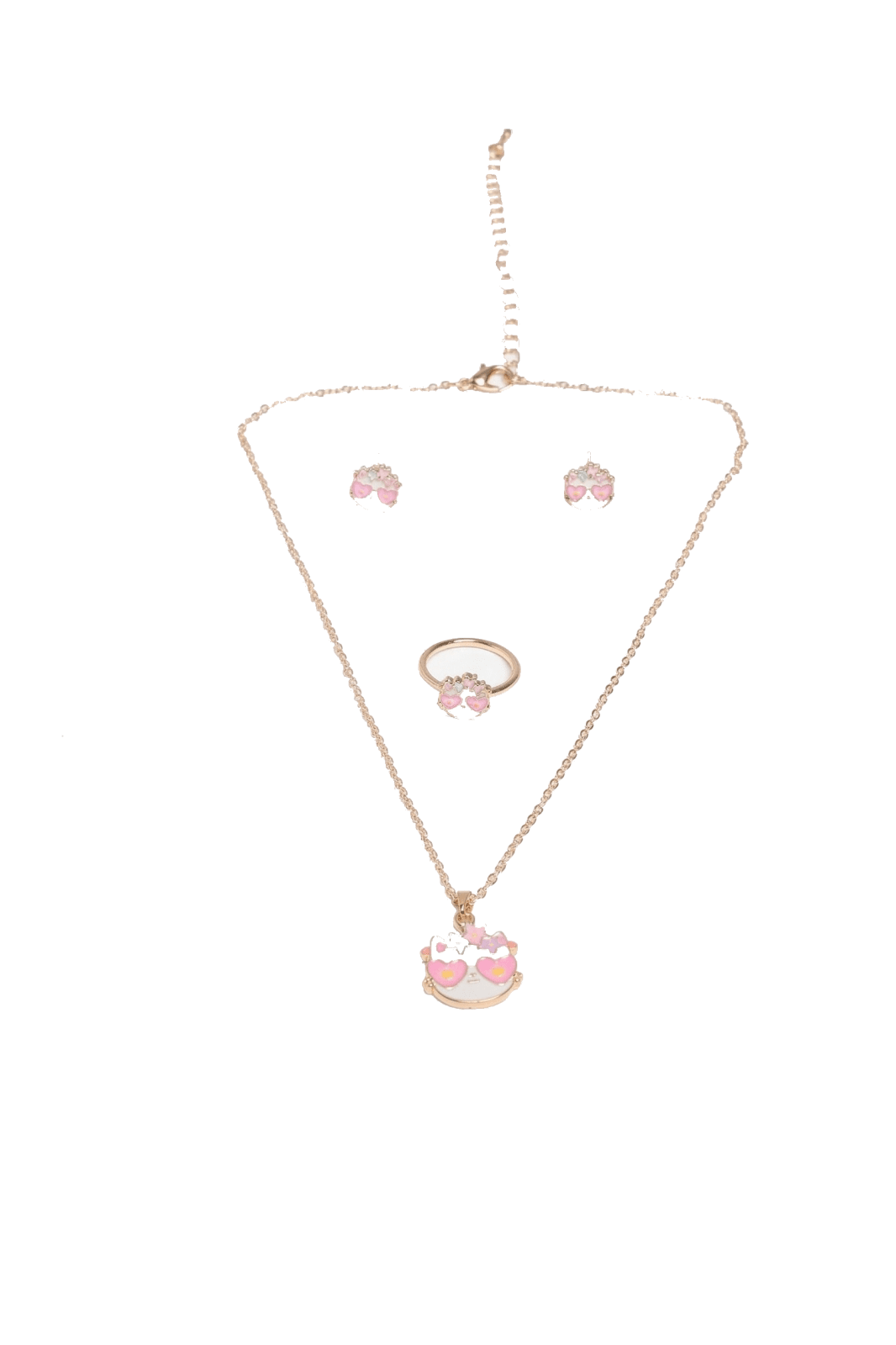 Pink Blossom Jewelry Set