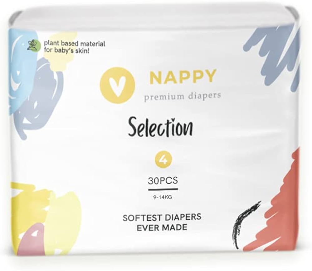 Nappy Selection Diapers - Size 4 (9-14 KG) - 30 diapers per pack