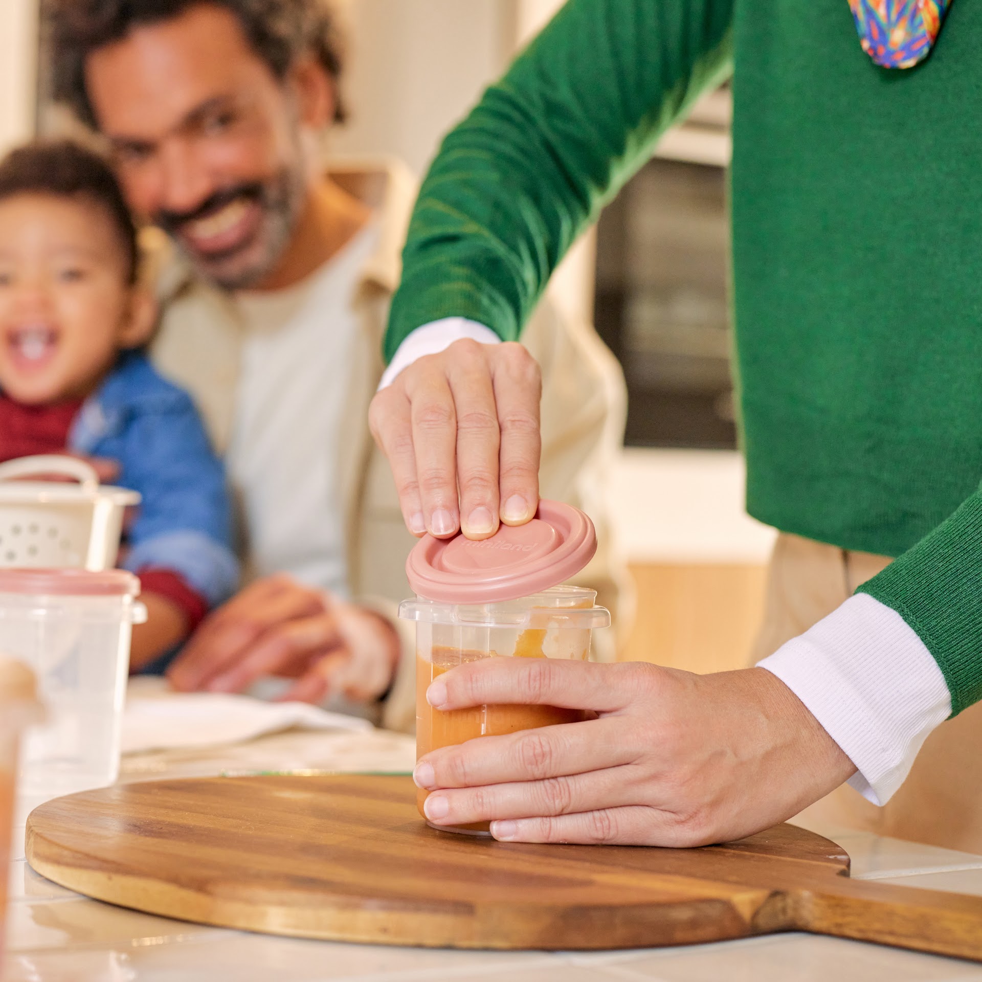 Miniland 12-piece baby food storage set