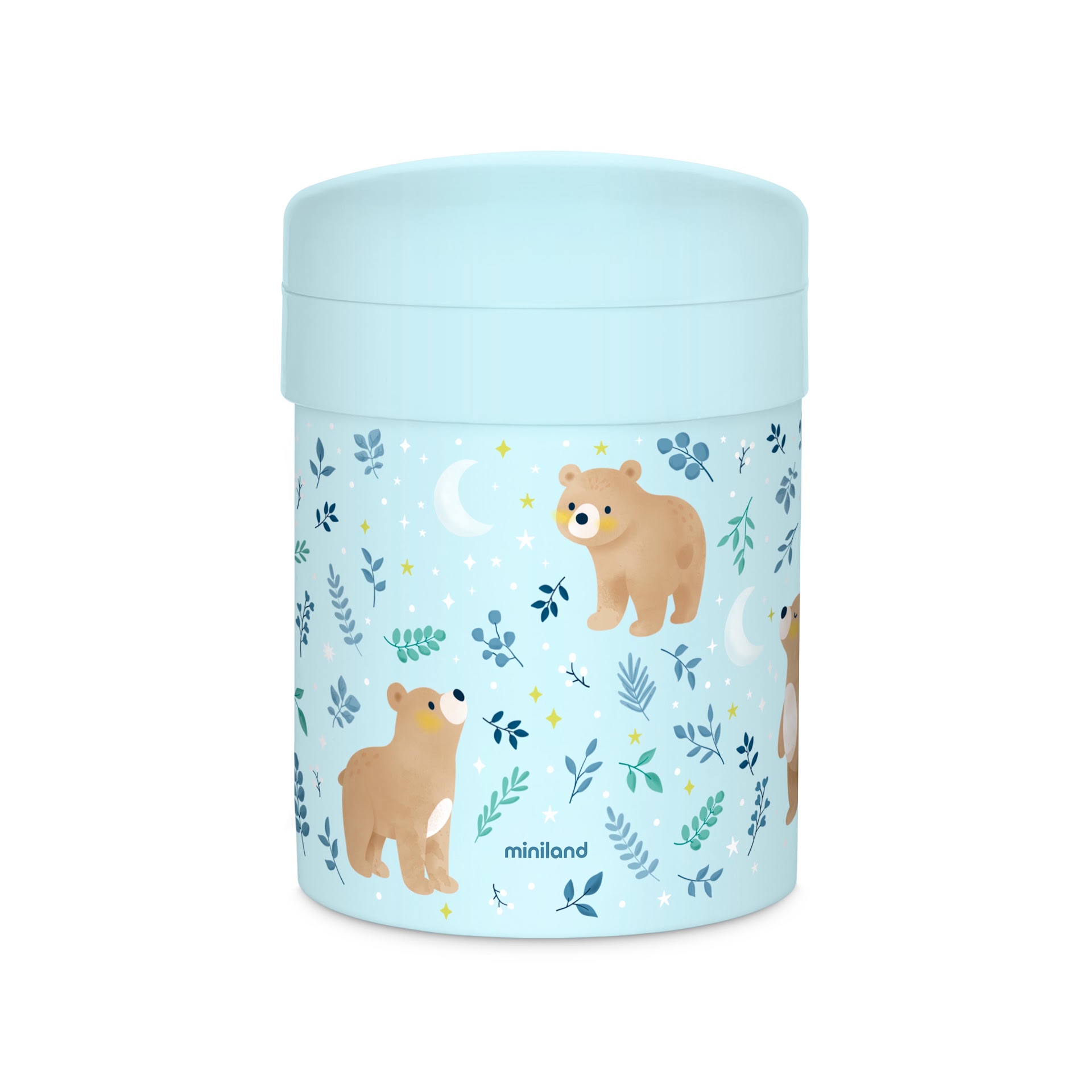 Mushie – Silicone Bib Cambridge Blue