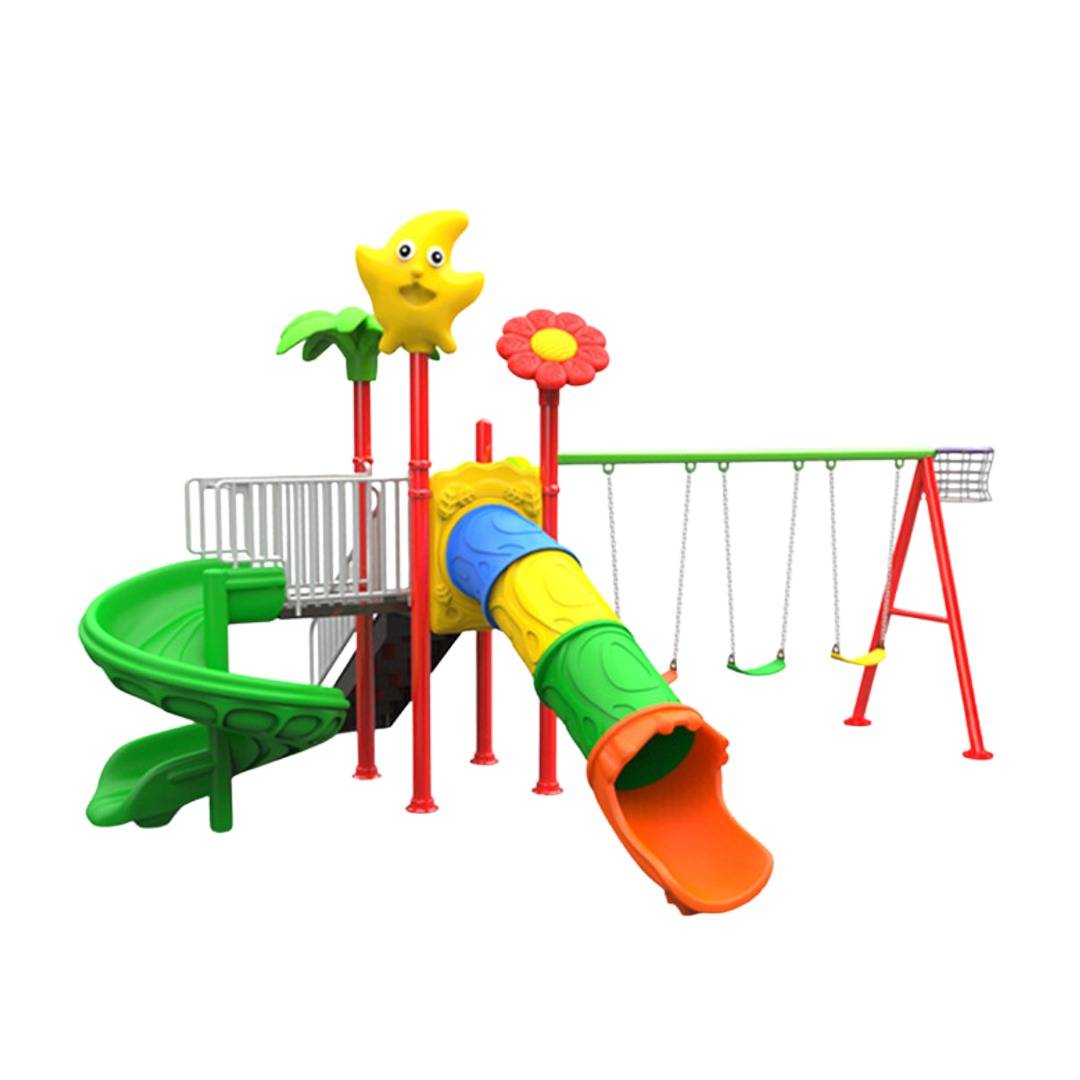 Megastar Aerial Galaxy Fun Playground Set – Outdoor Slide & Swing Adventure for Kids -530*490*300cm