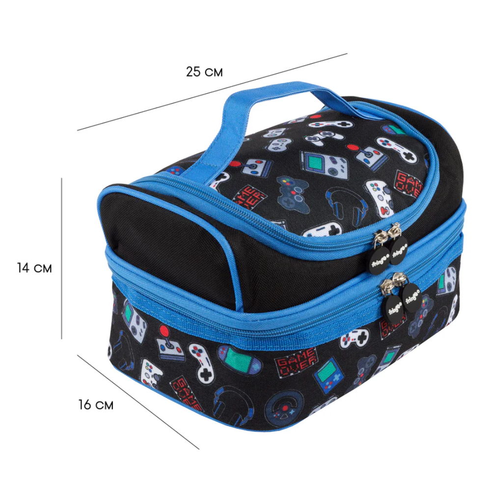 Fringoo - Multi-Compartment Lunch Bag - Gamer 