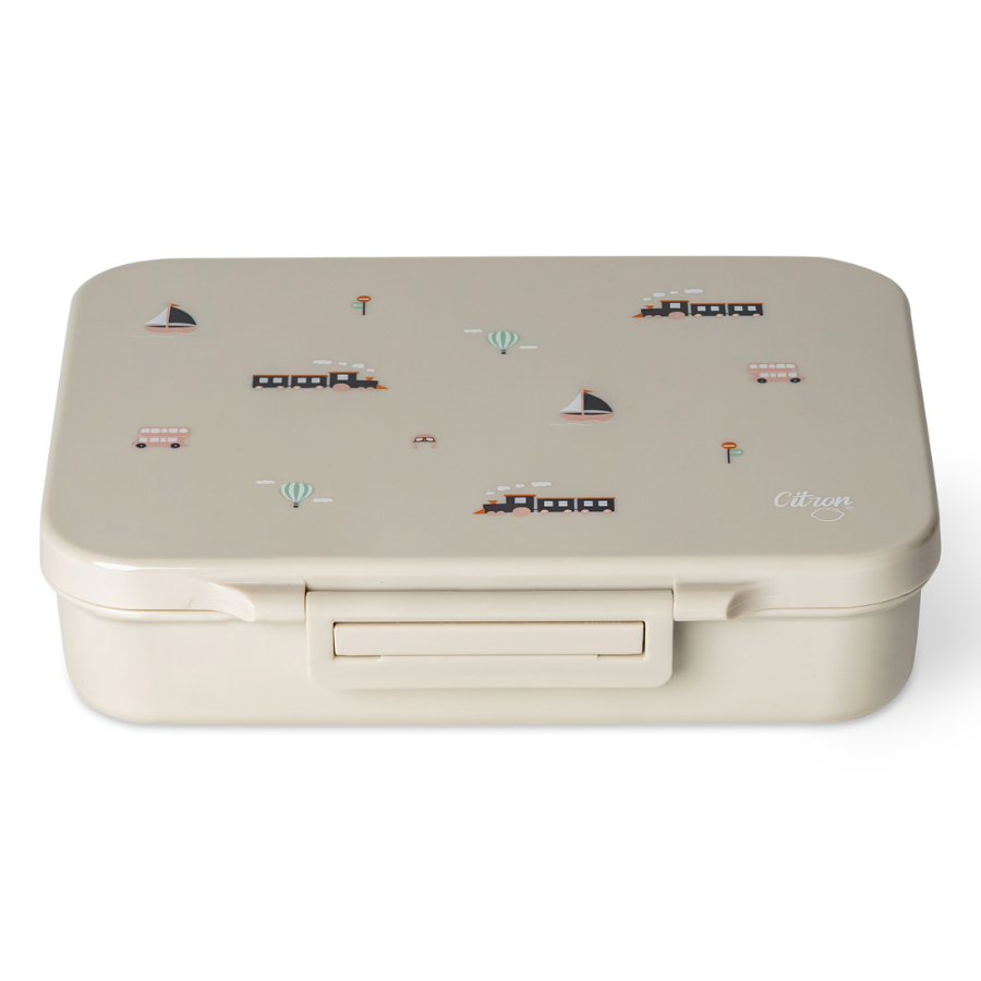 Citron - Rectangle Lunchbox Vehicles