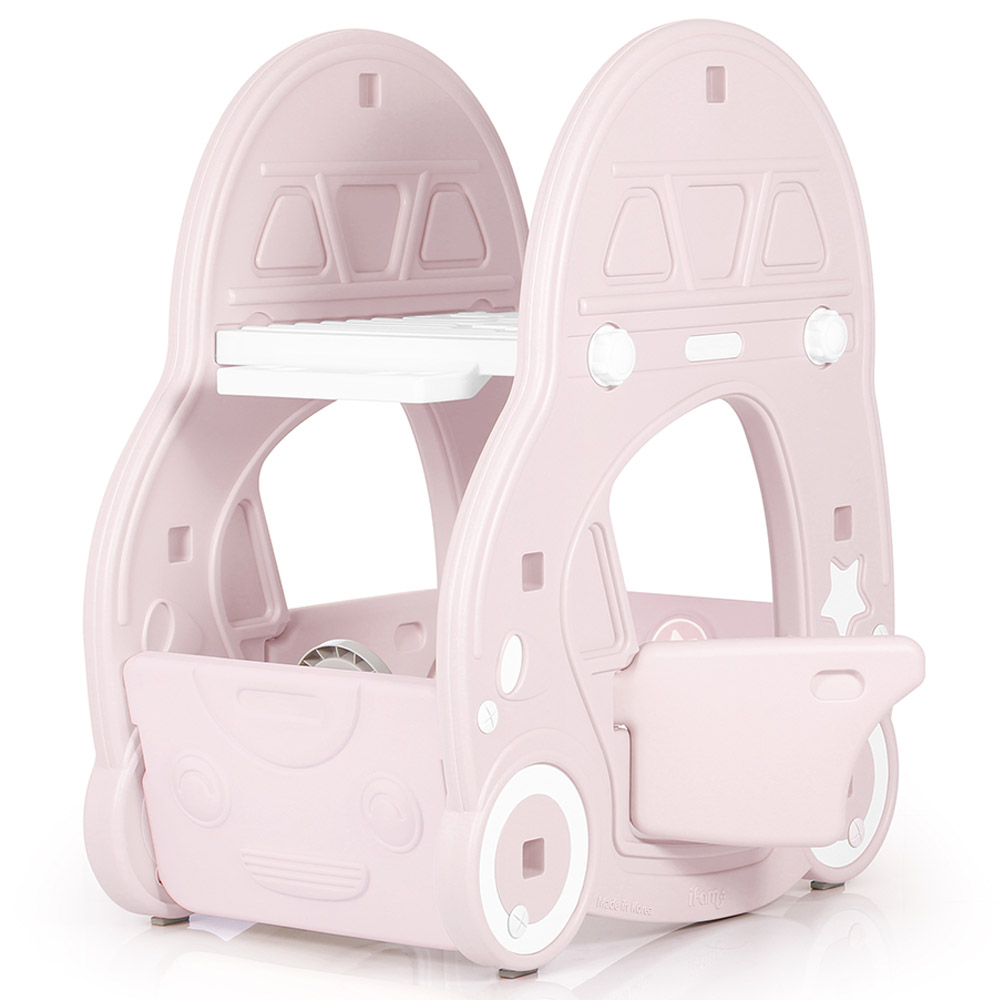 REFINE KAKA ROOF-CAR SLIDE (PINK) + MAT - 1 