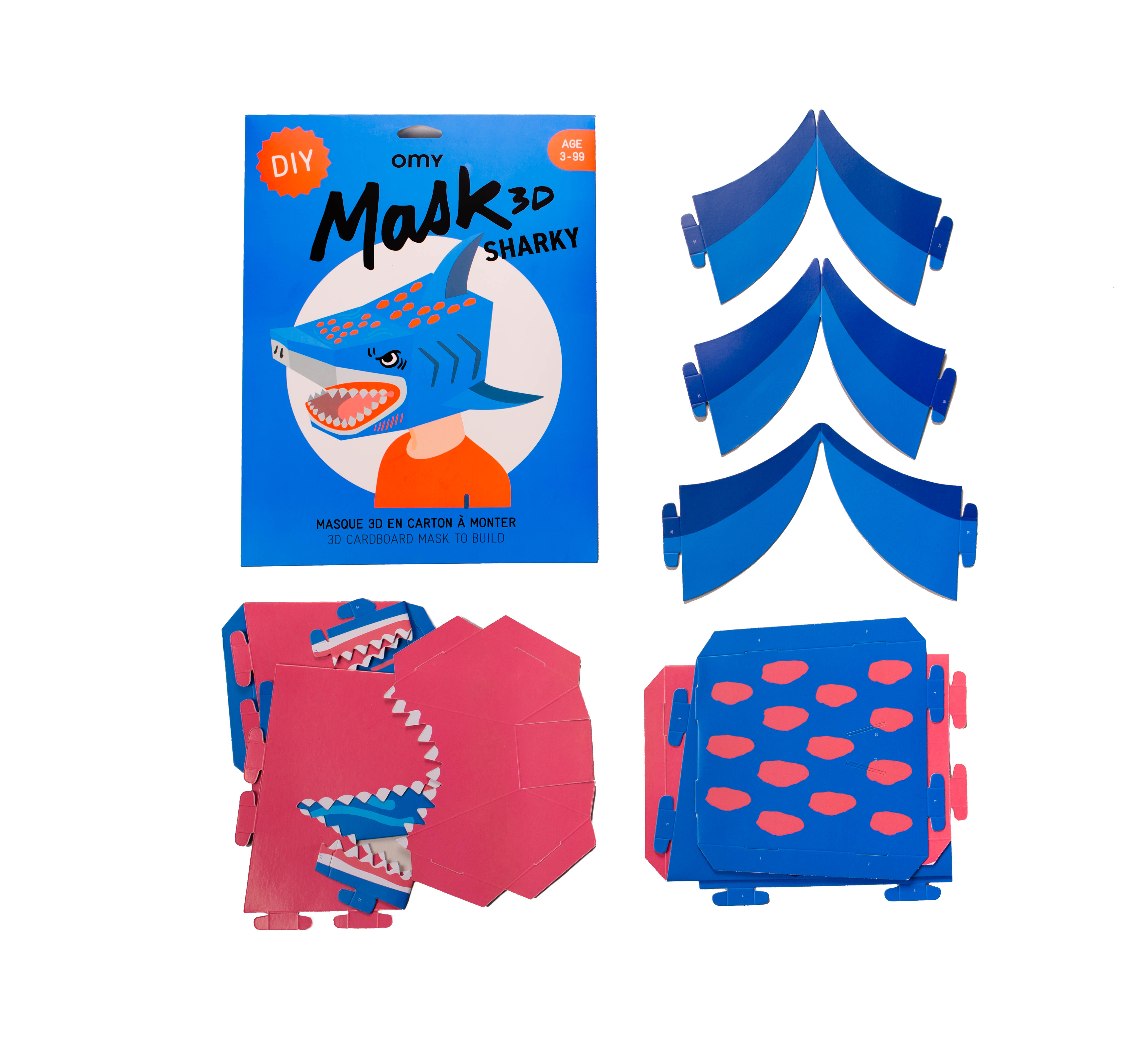 3D Mask – Sharky