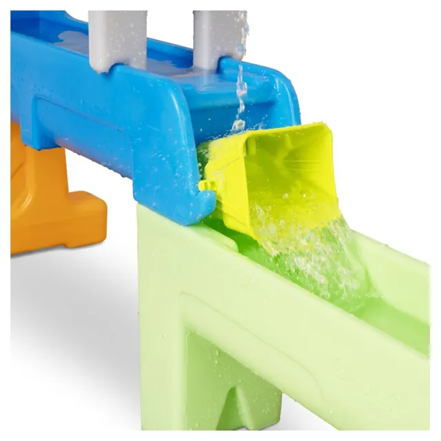 Simplay3 - Raindrop Falls Water Table Splash Pool, Multicolor