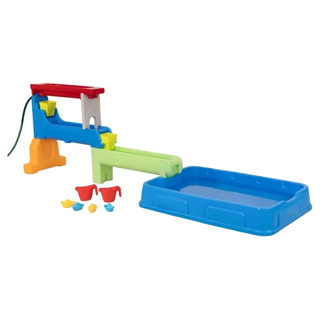 Simplay3 - Raindrop Falls Water Table Splash Pool, Multicolor