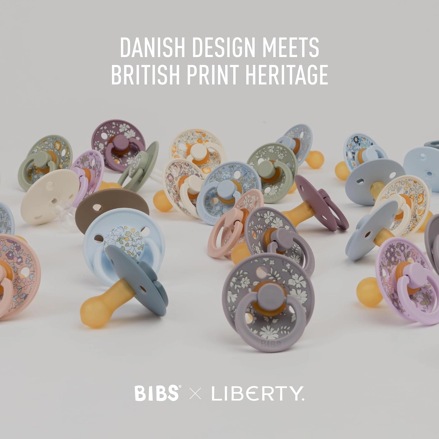 BIBS x Liberty 2 PACK Colour Capel Latex Size 2 Blush Mix