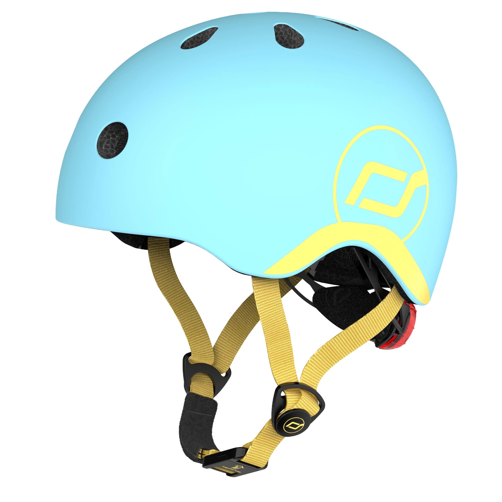 Scoot & Ride Baby Helmet XXS-S, Adjustable Kids Helmet with Magnetic Fastener, Baby Head Protector for Children with 45–51 cm Head Size, Blueberry