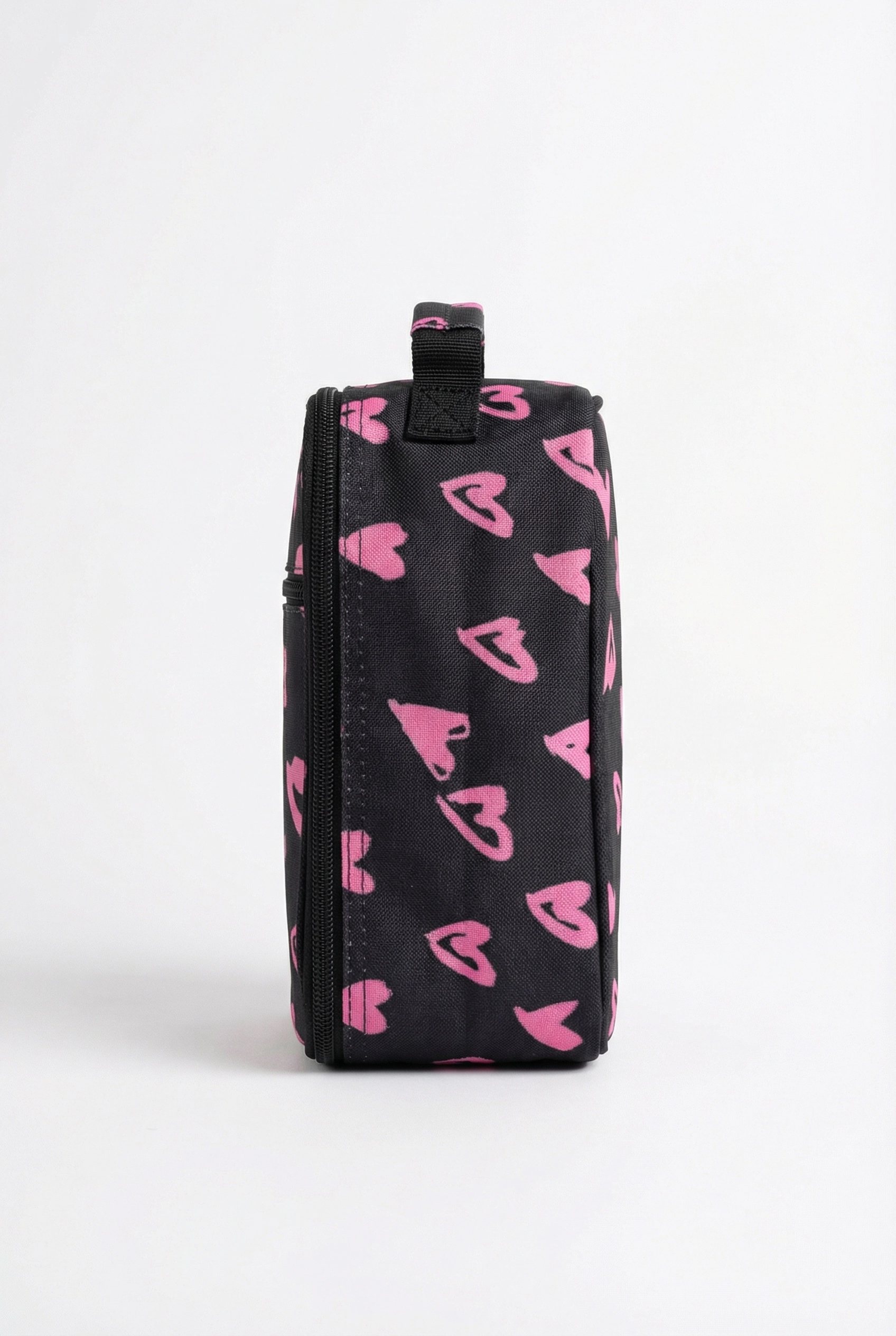 HYPE Lunch Bag Black Pink Scribble Heart