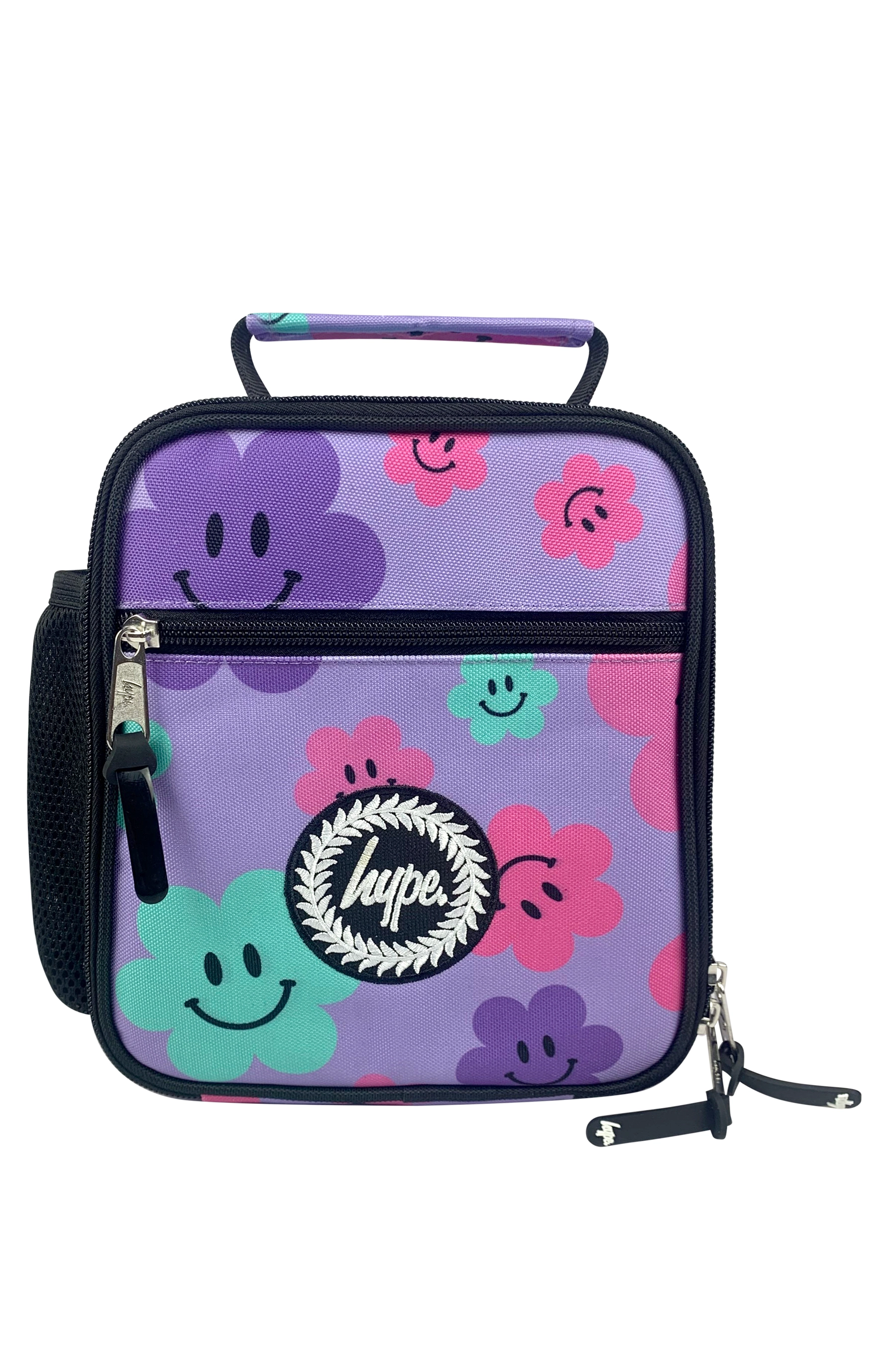 HYPE Lunch Bag Insulated Purple Happy Flowers
