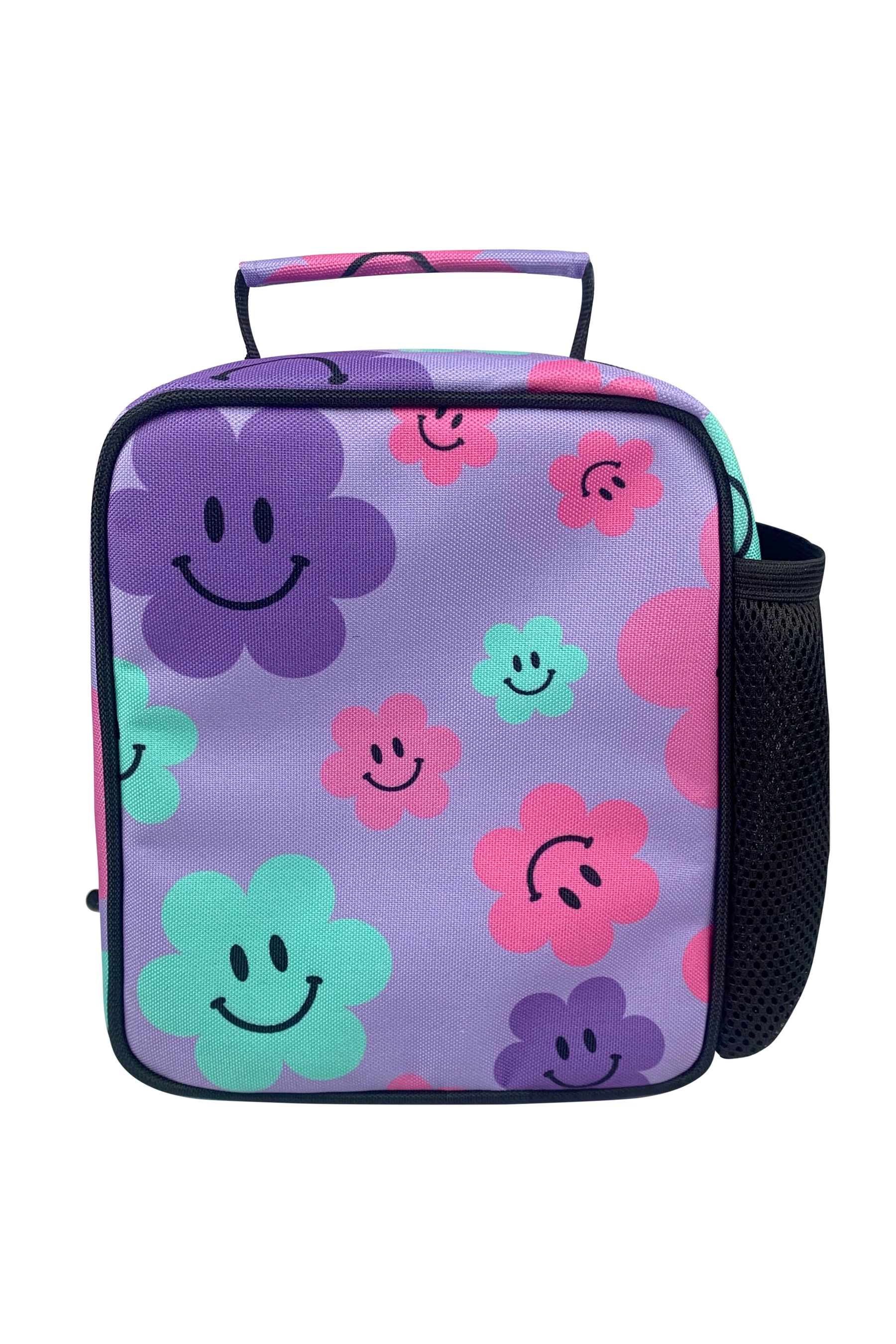 HYPE Lunch Bag Insulated Purple Happy Flowers