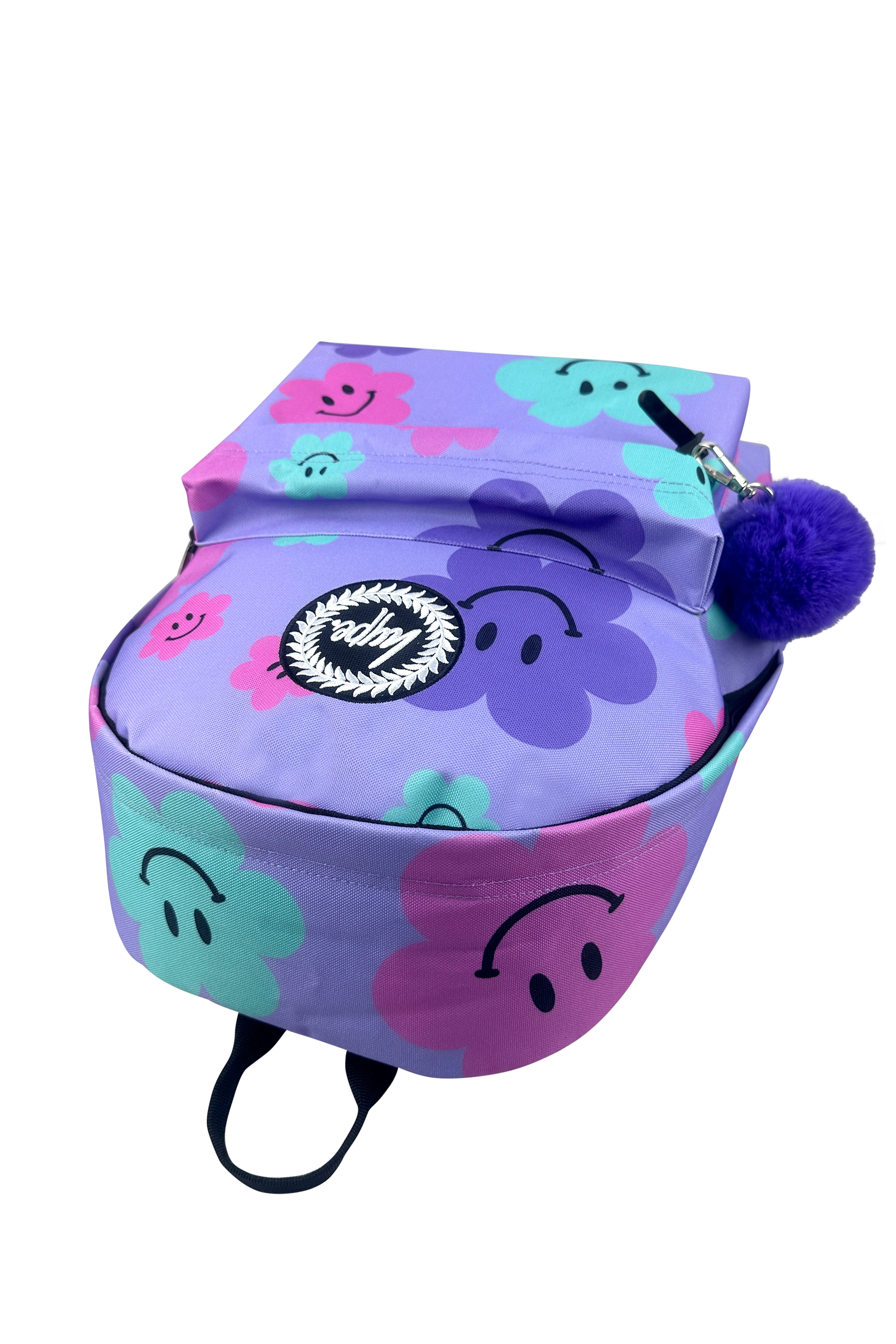 HYPE Backpack Iconic Purple Happy Flowers