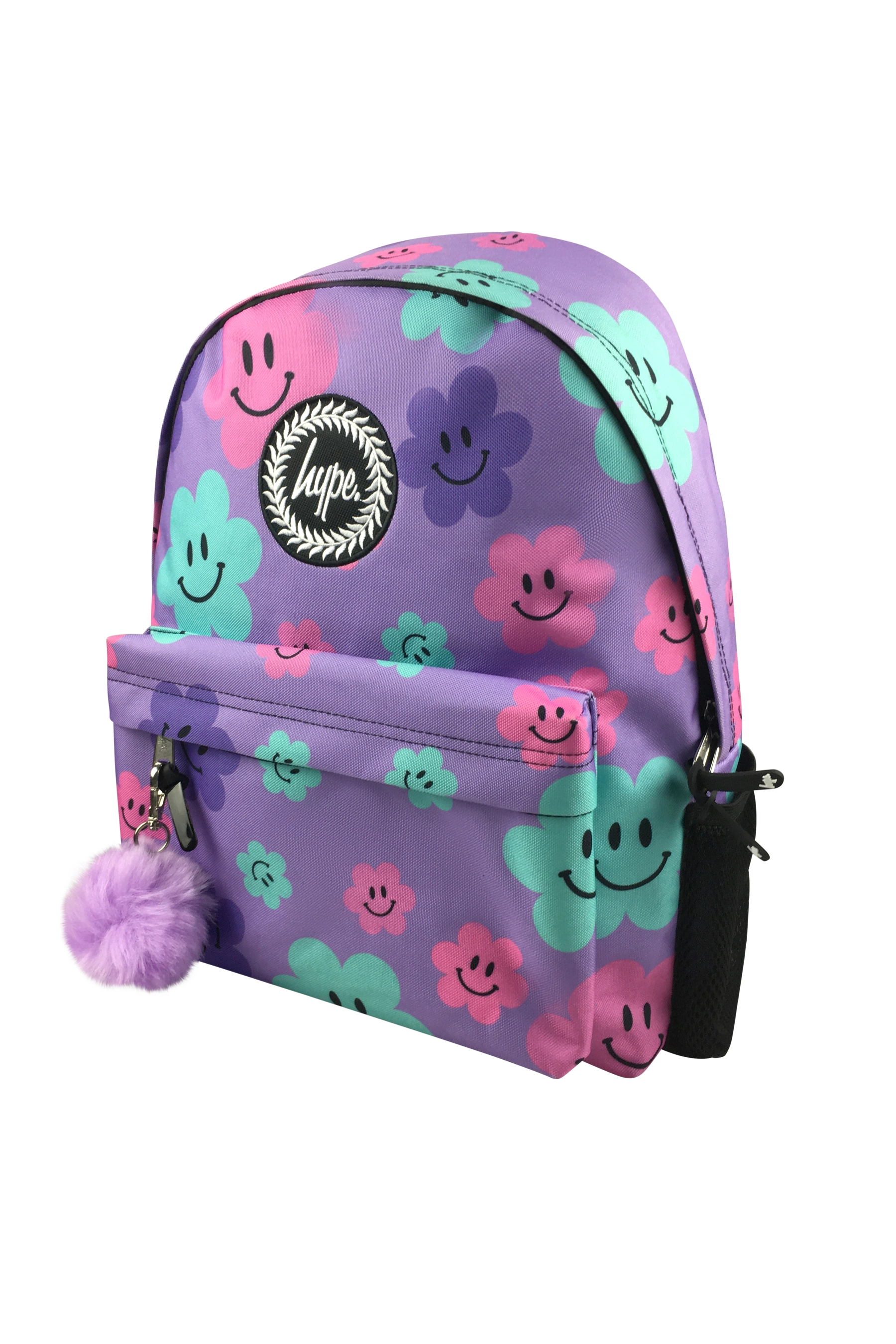 HYPE Backpack Iconic Purple Happy Flowers